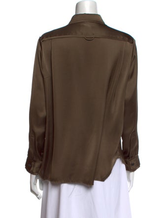 Rachel Comey Long Sleeve Button-Up Top