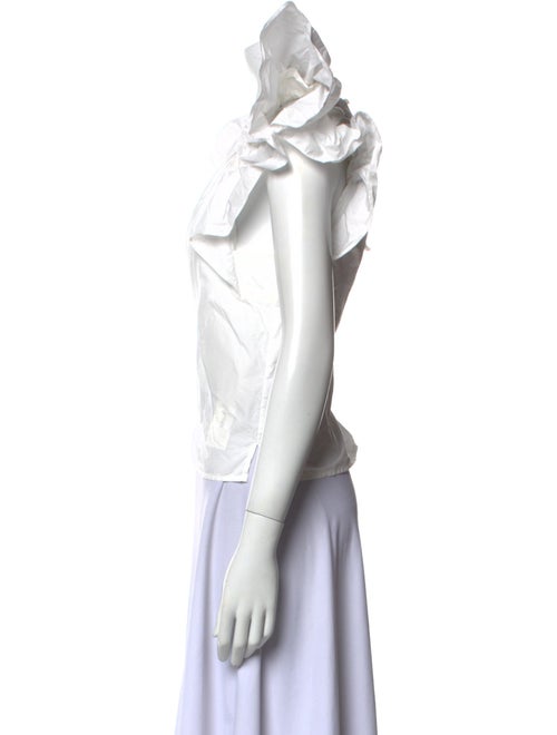 Rachel Comey Square Neckline Short Sleeve Top