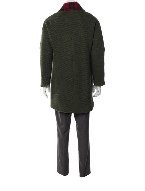 Rachel Comey Wool Tweed Pattern Overcoat
