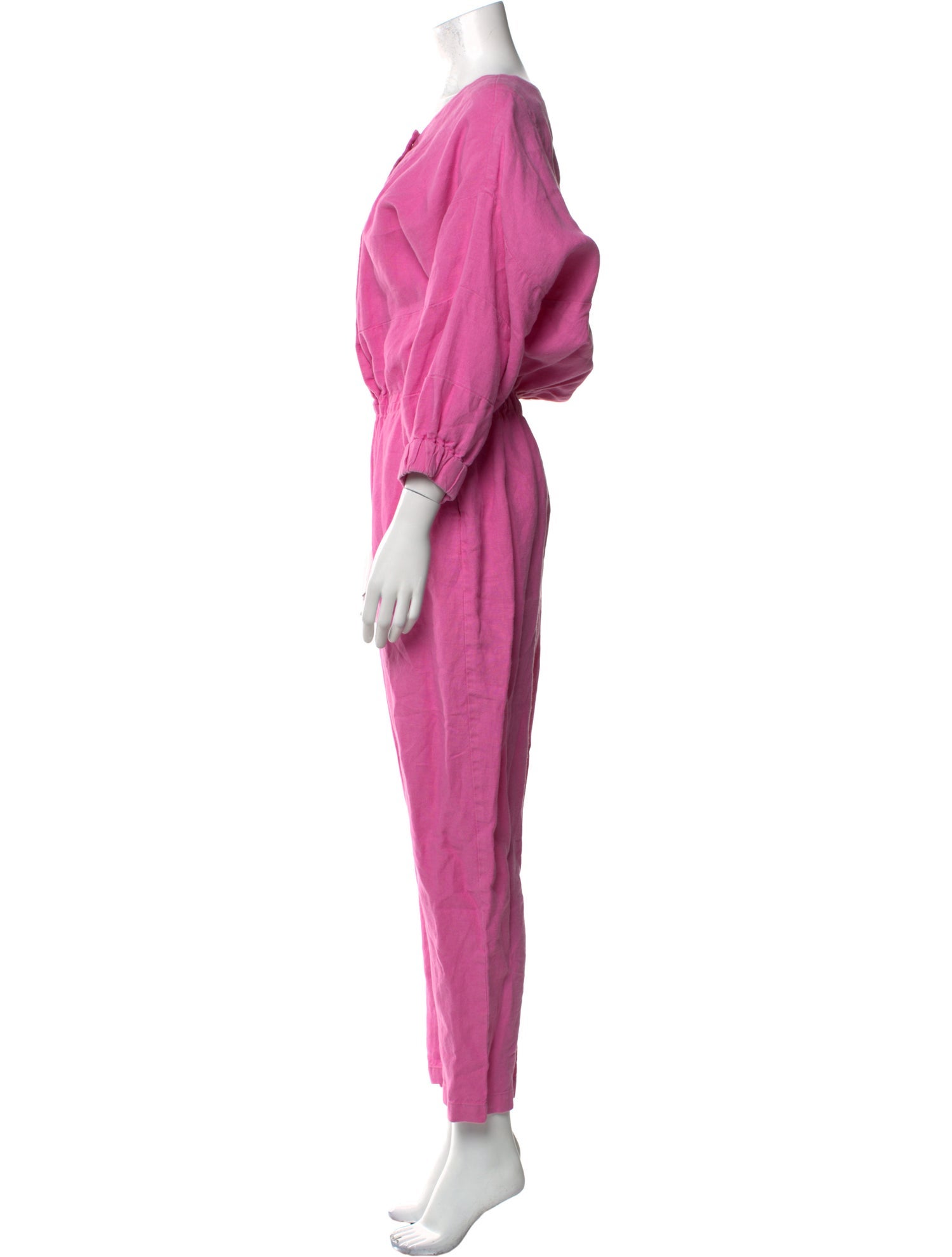 Rachel Comey Linen Scoop Neck Jumpsuit