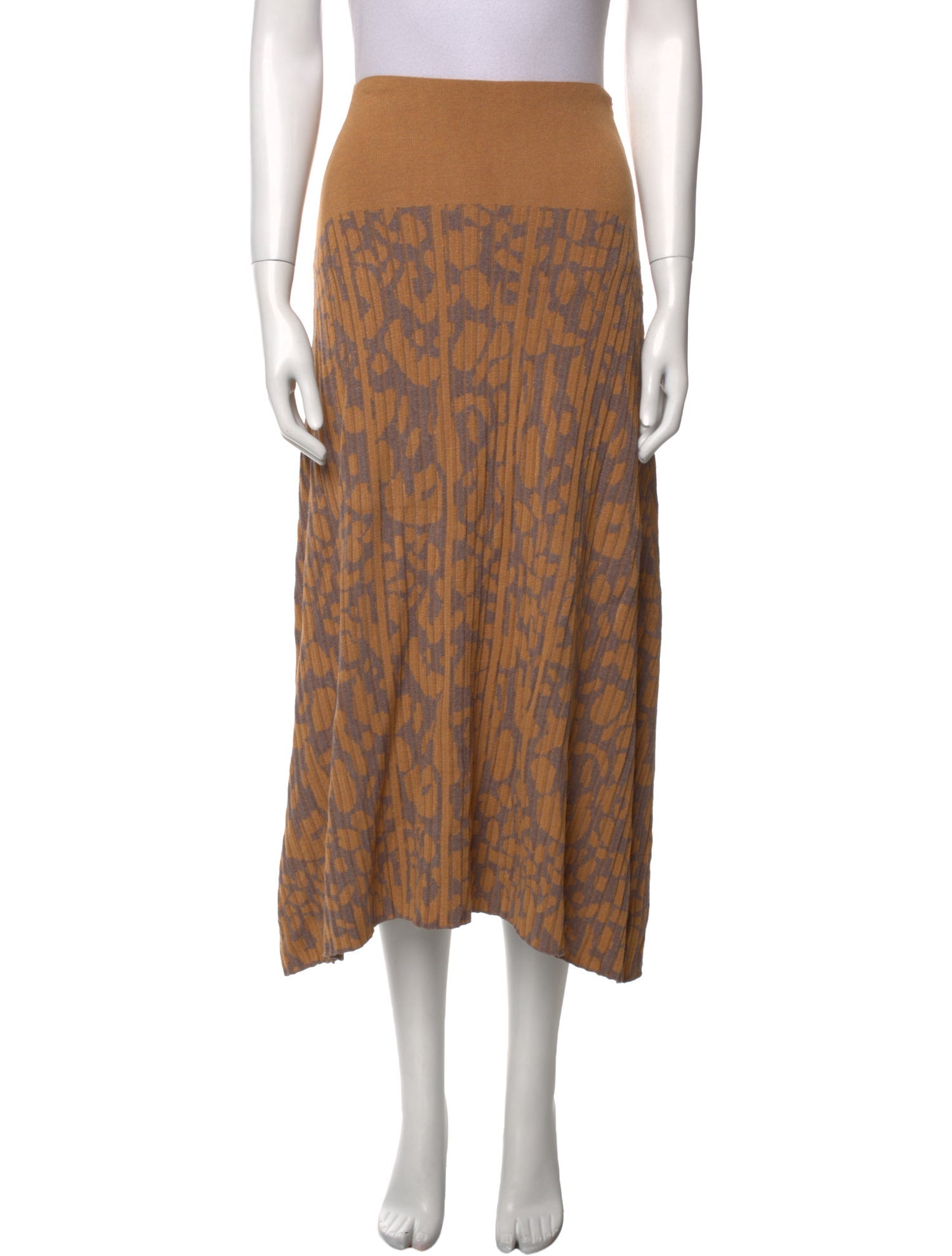 Rachel Comey Animal Print Midi Length Skirt