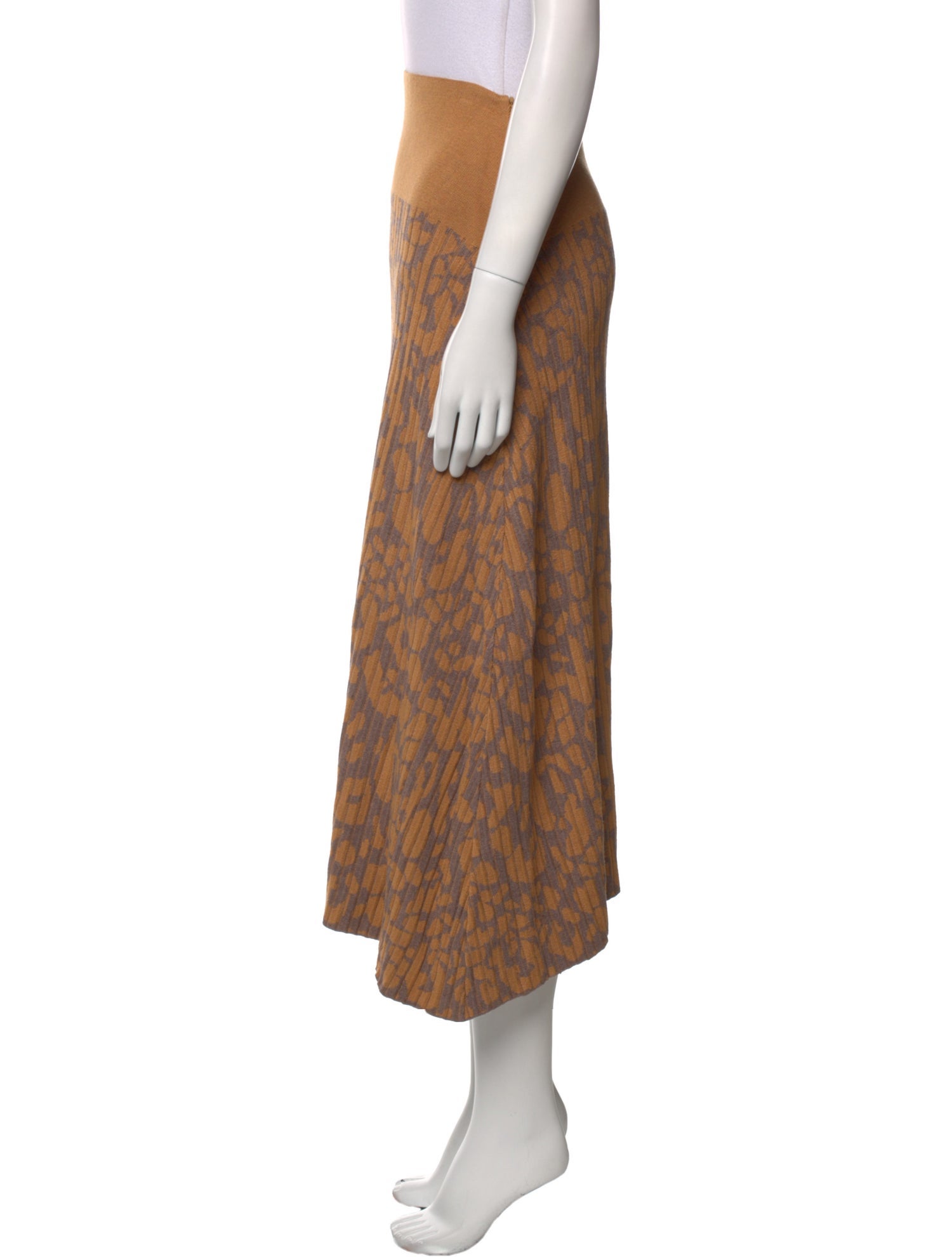 Rachel Comey Animal Print Midi Length Skirt