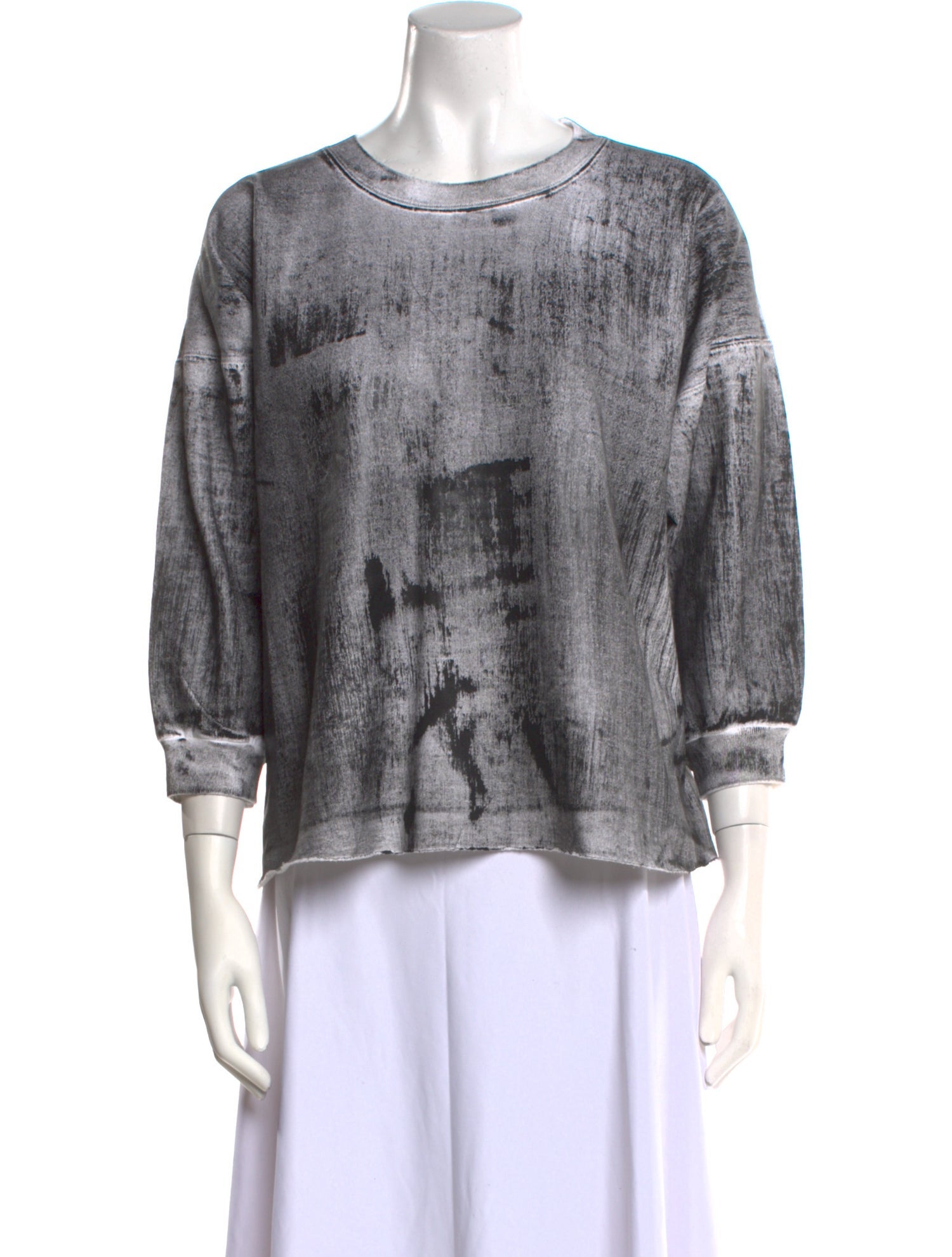 Rachel Comey Bateau Neckline Three-Quarter Sleeve Top