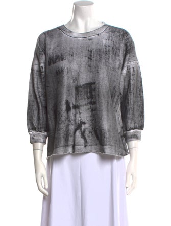 Rachel Comey Bateau Neckline Three-Quarter Sleeve Top