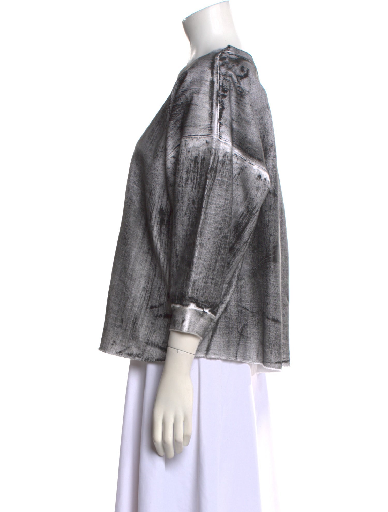 Rachel Comey Bateau Neckline Three-Quarter Sleeve Top