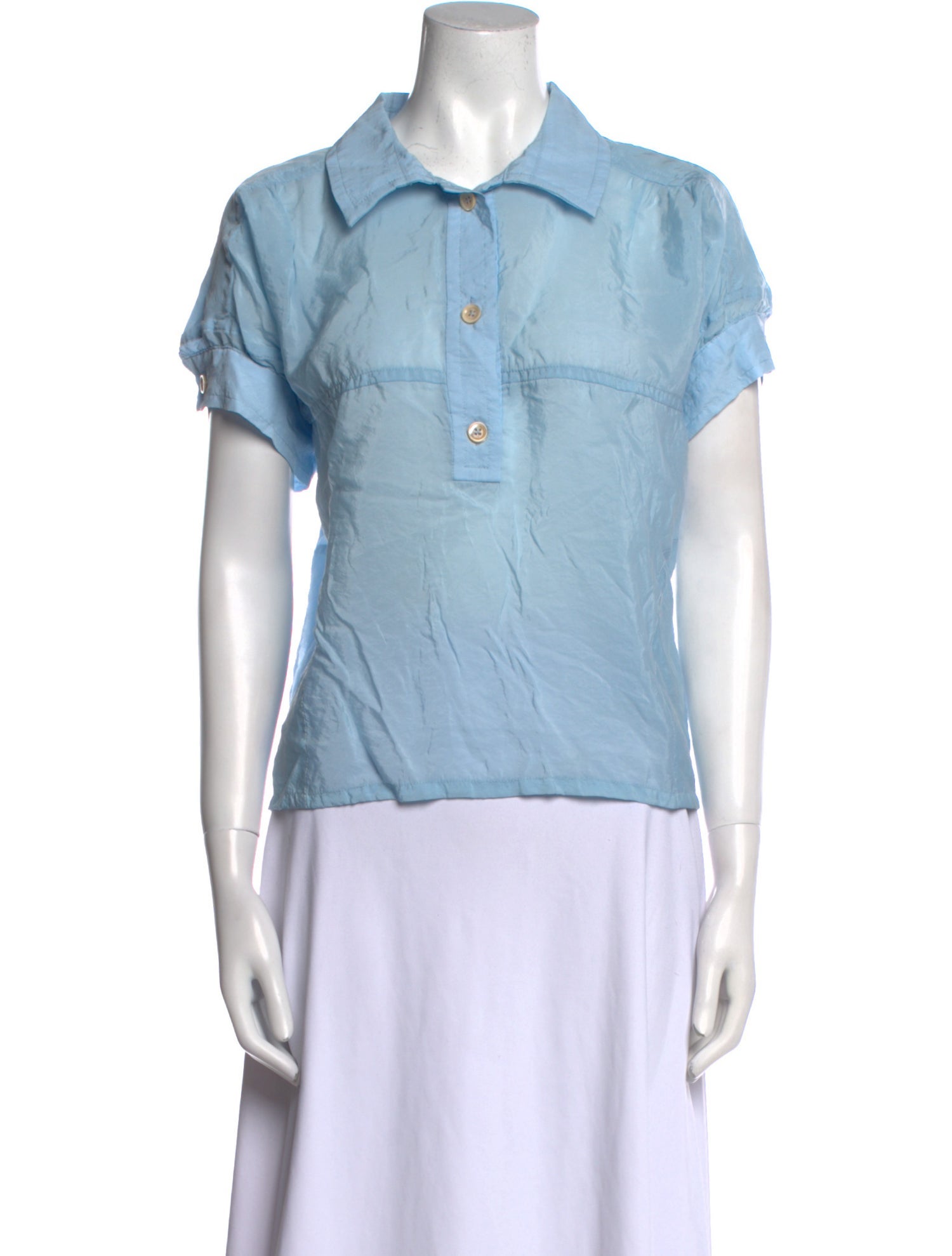 Rachel Comey Short Sleeve Button-Up Top