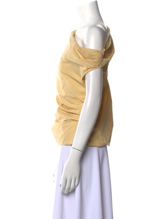 Rachel Comey One-Shoulder Short Sleeve Top