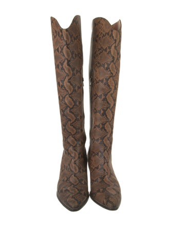 Rachel Comey Leather Animal Print Boots