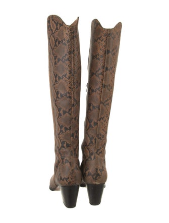Rachel Comey Leather Animal Print Boots