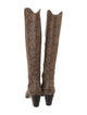 Rachel Comey Leather Animal Print Boots
