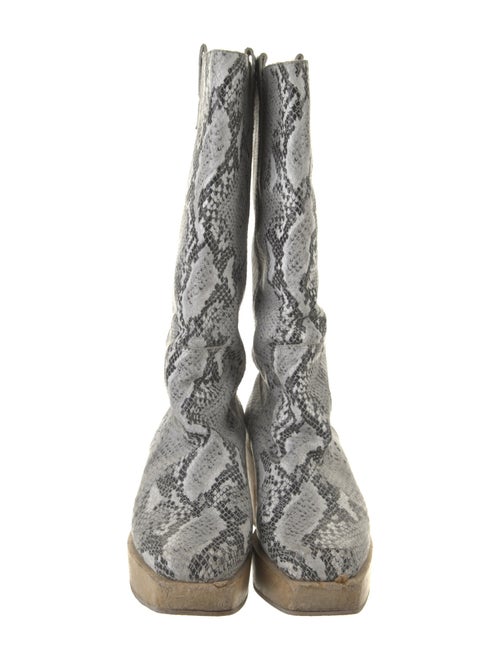 Rachel Comey Embossed Leather Animal Print Boots