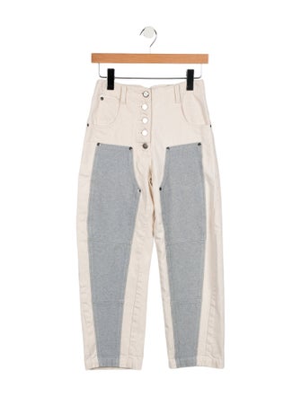 Rachel Comey High-Rise Straight Leg Jeans