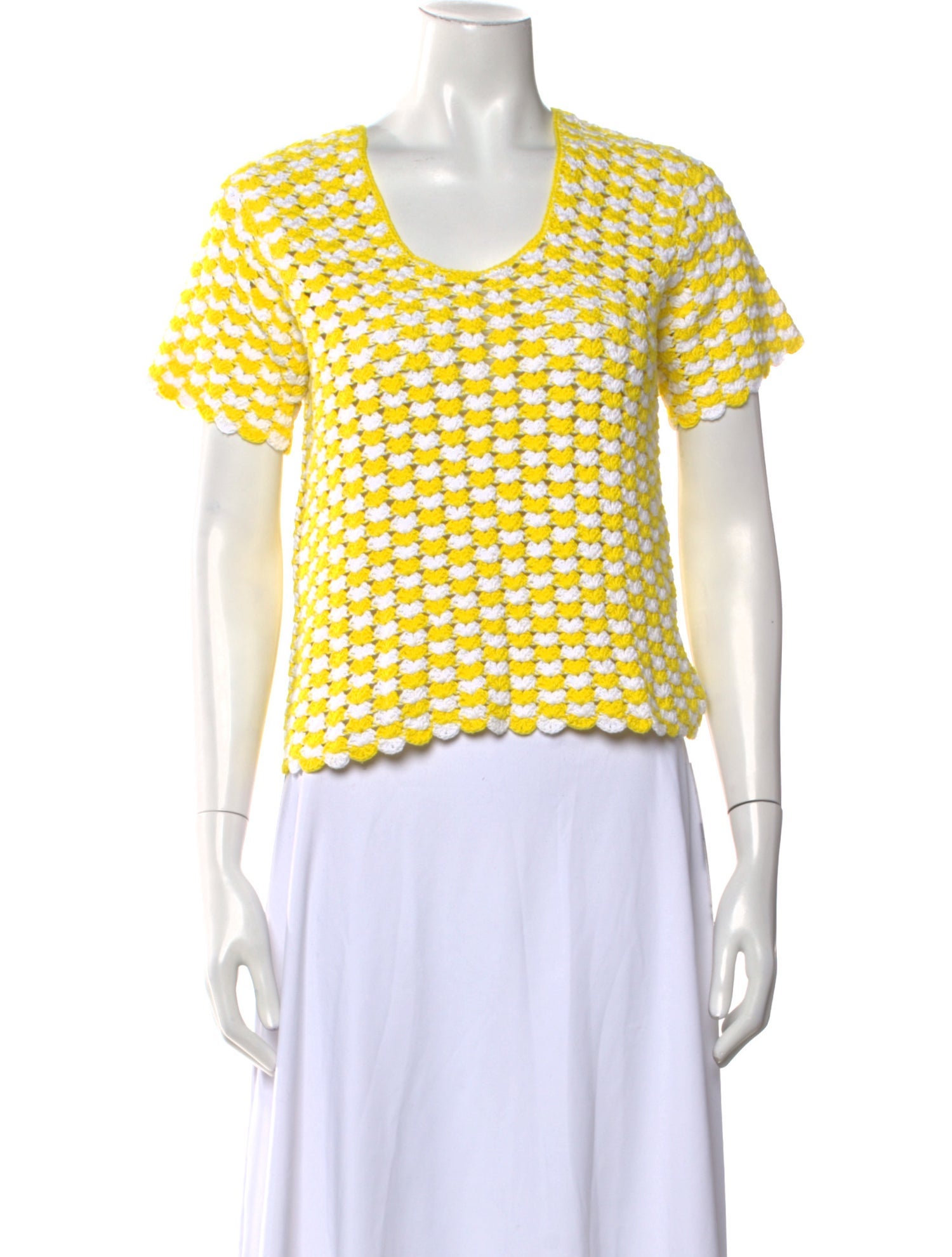 Rachel Comey Printed Scoop Neck Sweater