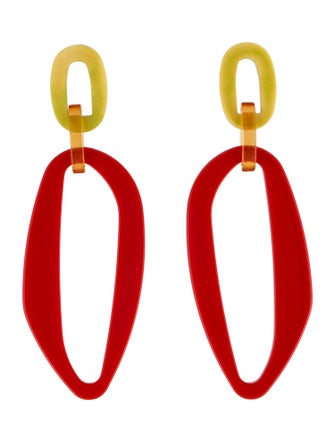 Rachel Comey Acrylic Leo Drop Earrings