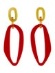 Rachel Comey Acrylic Leo Drop Earrings