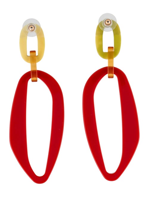 Rachel Comey Acrylic Leo Drop Earrings