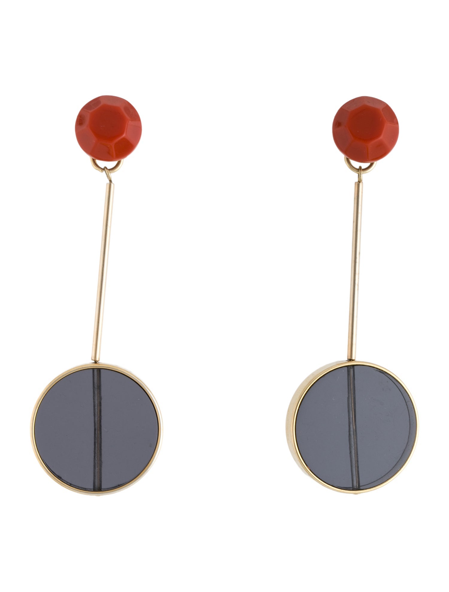 Rachel Comey Resin "Lhasa" Drop Earrings
