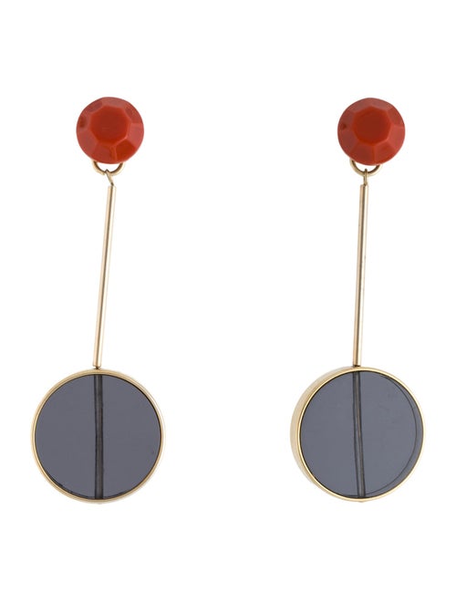 Rachel Comey Resin "Lhasa" Drop Earrings