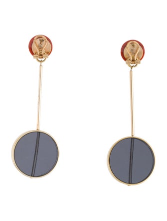 Rachel Comey Resin "Lhasa" Drop Earrings