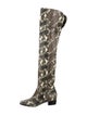 Rachel Comey Embossed Leather Animal Print Boots