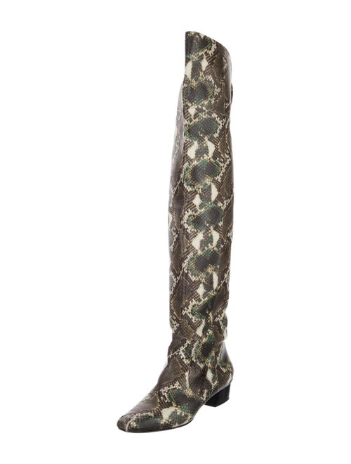 Rachel Comey Embossed Leather Animal Print Boots