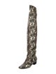 Rachel Comey Embossed Leather Animal Print Boots