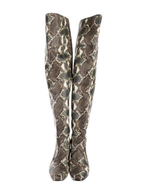 Rachel Comey Embossed Leather Animal Print Boots