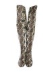 Rachel Comey Embossed Leather Animal Print Boots