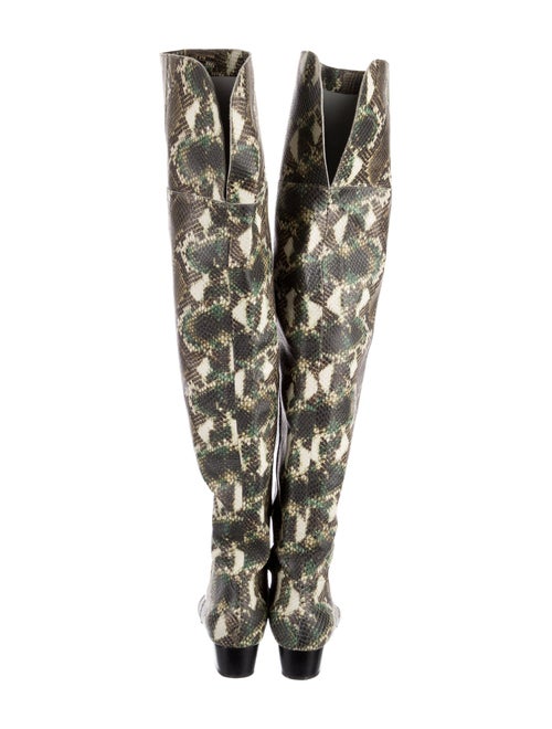 Rachel Comey Embossed Leather Animal Print Boots