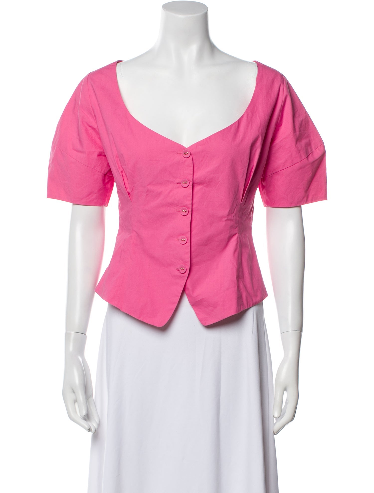 Rachel Comey V-Neck Short Sleeve Crop Top w/ Tags