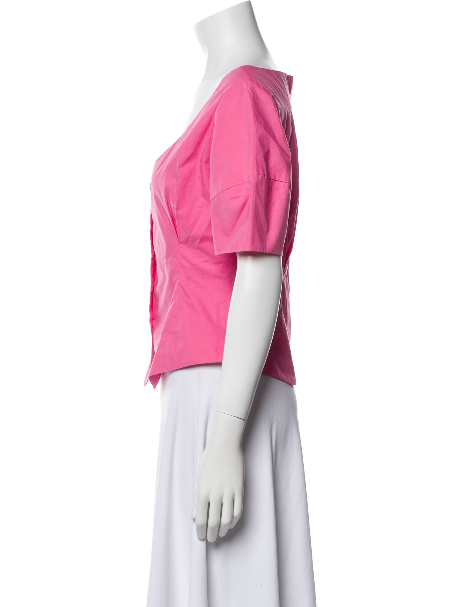 Rachel Comey V-Neck Short Sleeve Crop Top w/ Tags