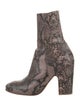 Rachel Comey Leather Animal Print Sock Boots