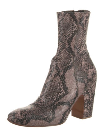 Rachel Comey Leather Animal Print Sock Boots