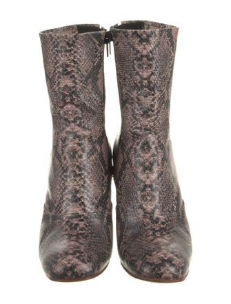 Rachel Comey Leather Animal Print Sock Boots
