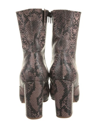 Rachel Comey Leather Animal Print Sock Boots