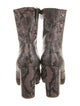 Rachel Comey Leather Animal Print Sock Boots