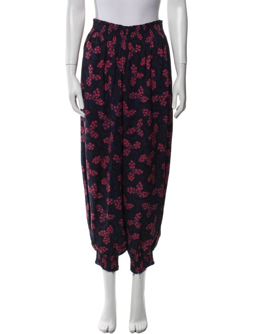 Rachel Comey Floral Print Skinny Leg Pants