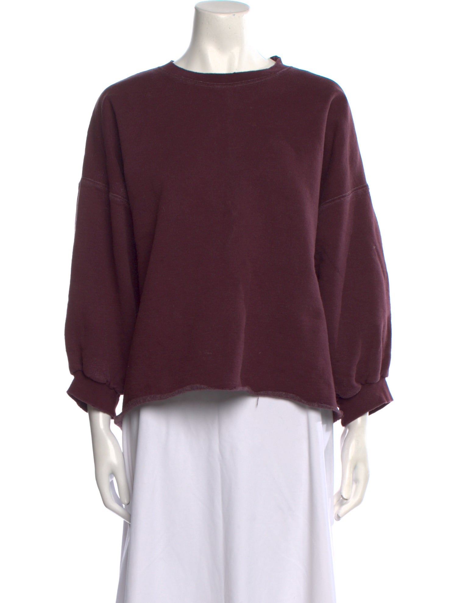 Rachel Comey Bateau Neckline Three-Quarter Sleeve Sweatshirt