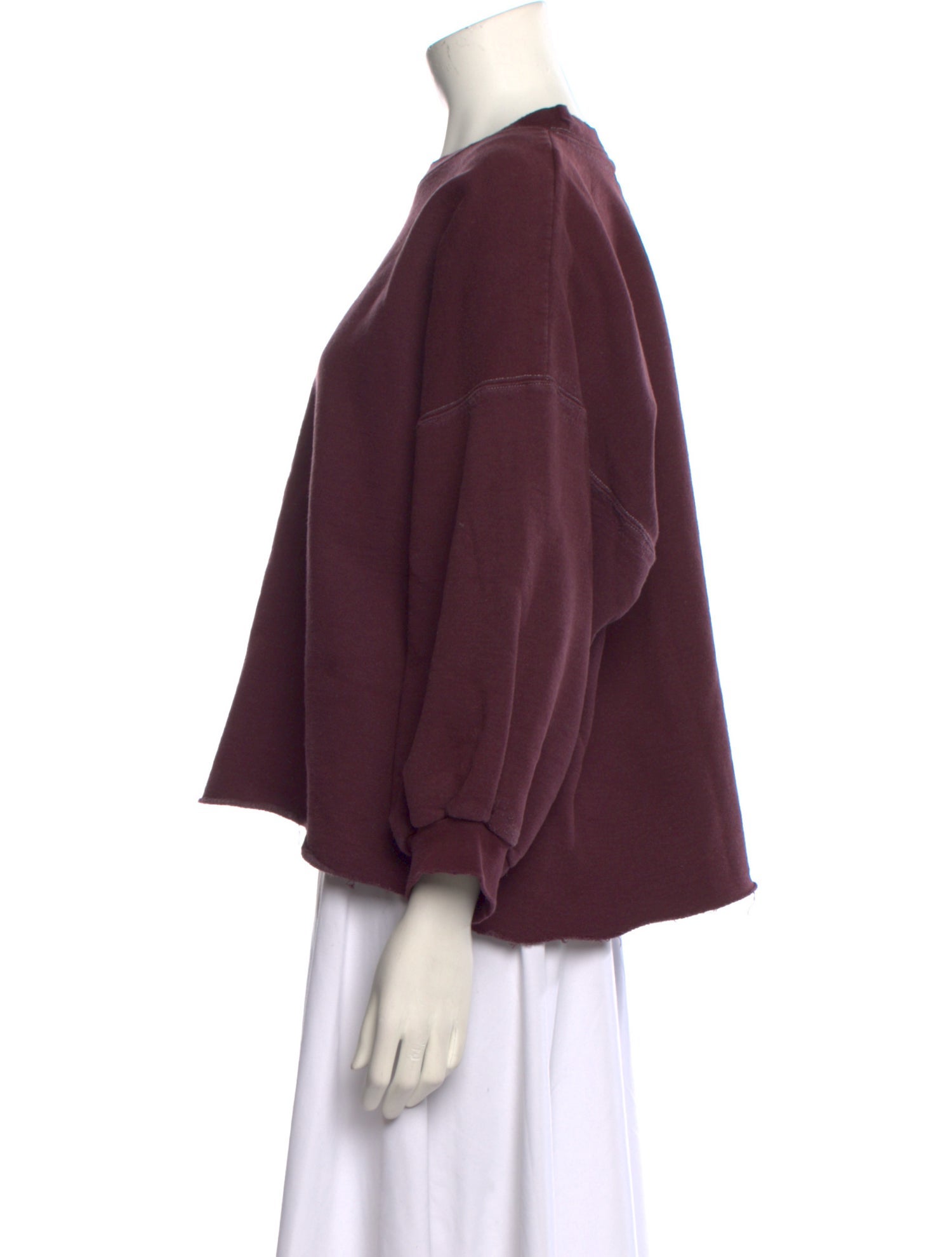 Rachel Comey Bateau Neckline Three-Quarter Sleeve Sweatshirt