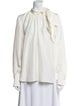 Rachel Comey Silk Mock Neck Blouse