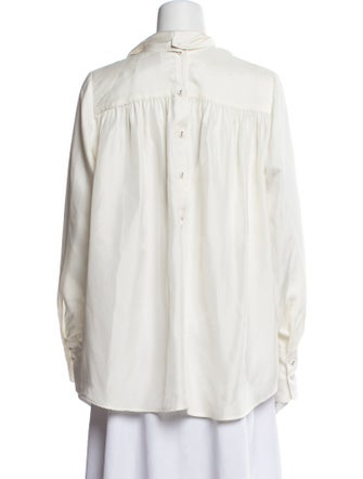 Rachel Comey Silk Mock Neck Blouse