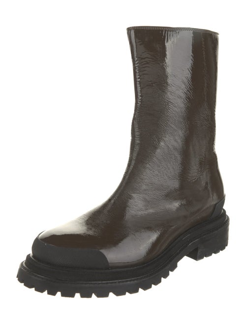 Rachel Comey Patent Leather Combat Boots