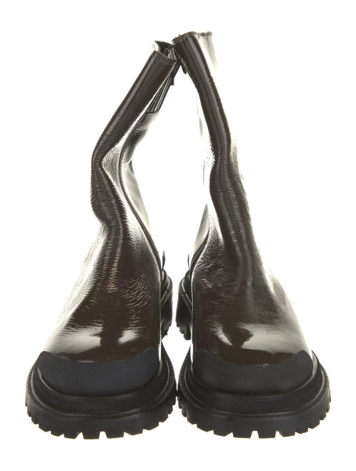 Rachel Comey Patent Leather Combat Boots