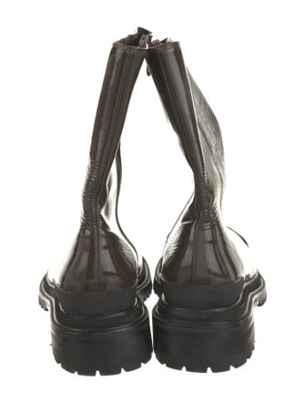 Rachel Comey Patent Leather Combat Boots