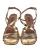 Rachel Comey Embossed Leather Animal Print Sandals