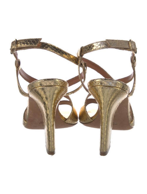 Rachel Comey Embossed Leather Animal Print Sandals