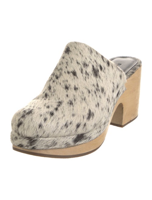 Rachel Comey Ponyhair Animal Print Mules