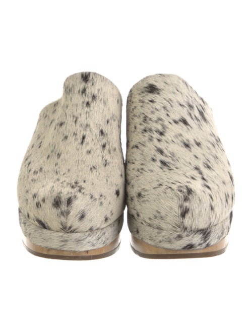 Rachel Comey Ponyhair Animal Print Mules