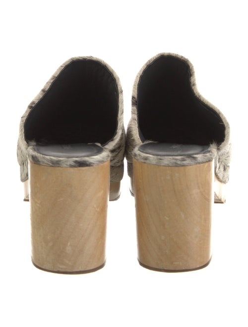 Rachel Comey Ponyhair Animal Print Mules