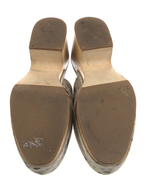 Rachel Comey Ponyhair Animal Print Mules